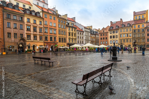 Old town sqare in Warsaw