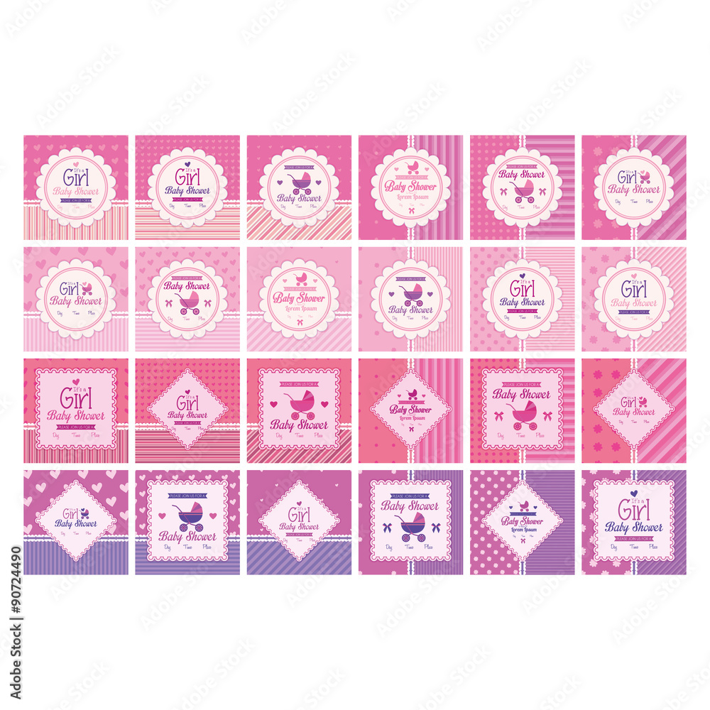 Fototapeta premium Baby Shower