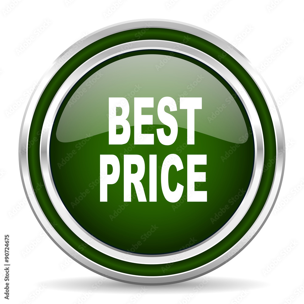 best price green glossy web icon best price green glossy web icon