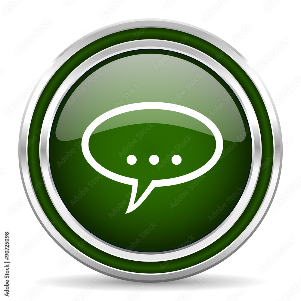 forum green glossy web icon forum green glossy web icon