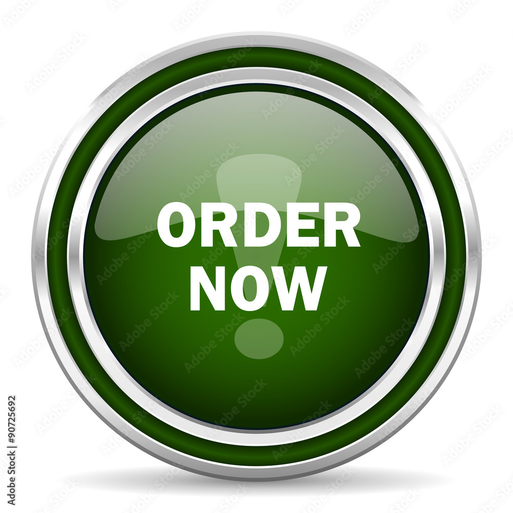 order now green glossy web icon order now green glossy web icon