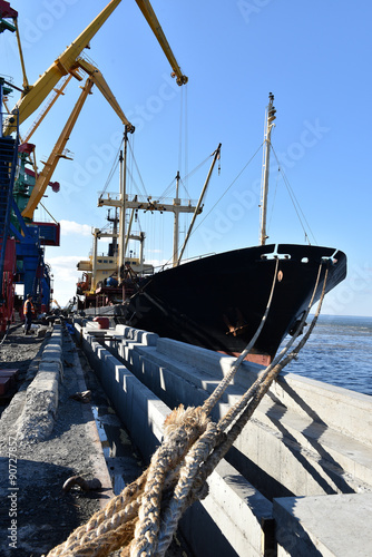Vessel at the berth
