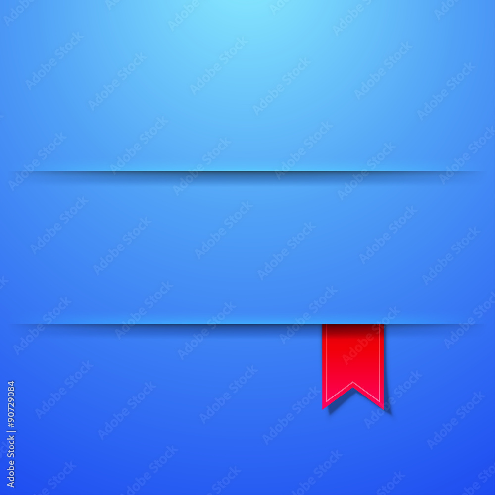 Abstract background with paper layers and ribbon Abstract background with paper layers and ribbon