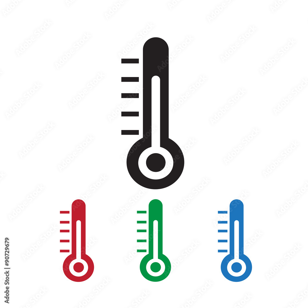 Thermometer icon Thermometer icon