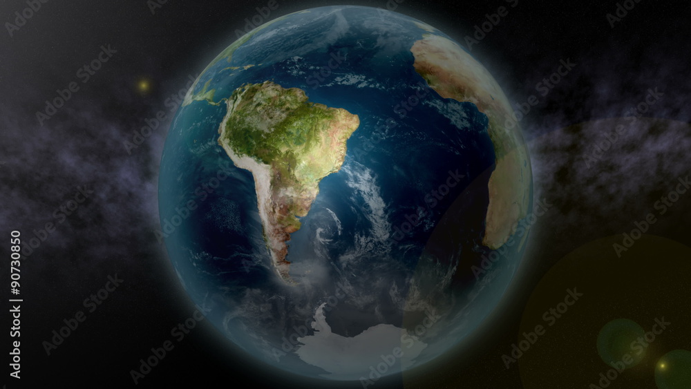 UltraHD 4K Earth Zoom to Antarctica 3595 UltraHD 4K Earth Zoom to Antarctica 3595