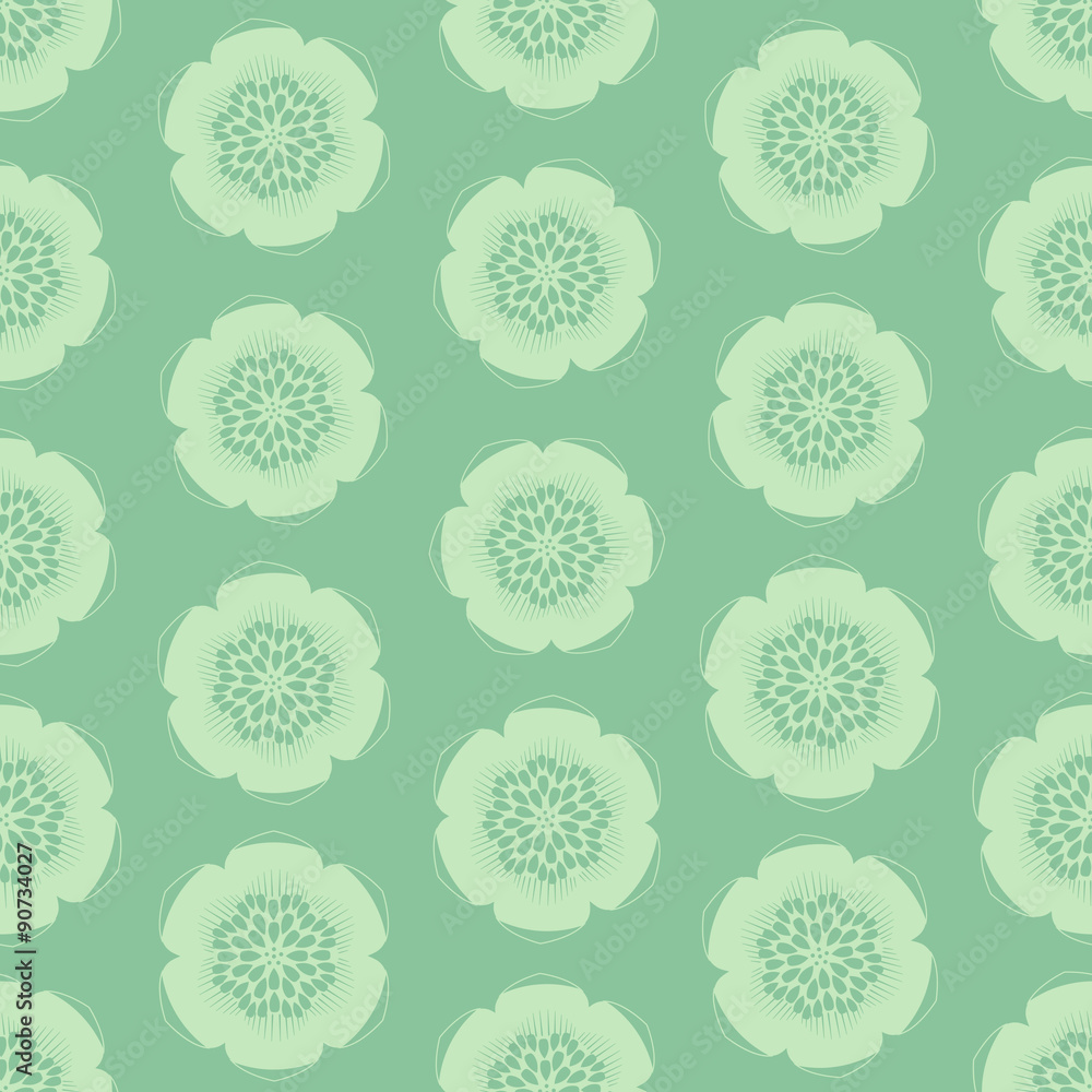 Seamless colorful background made of abstract lotus Seamless colorful background made of abstract lotus