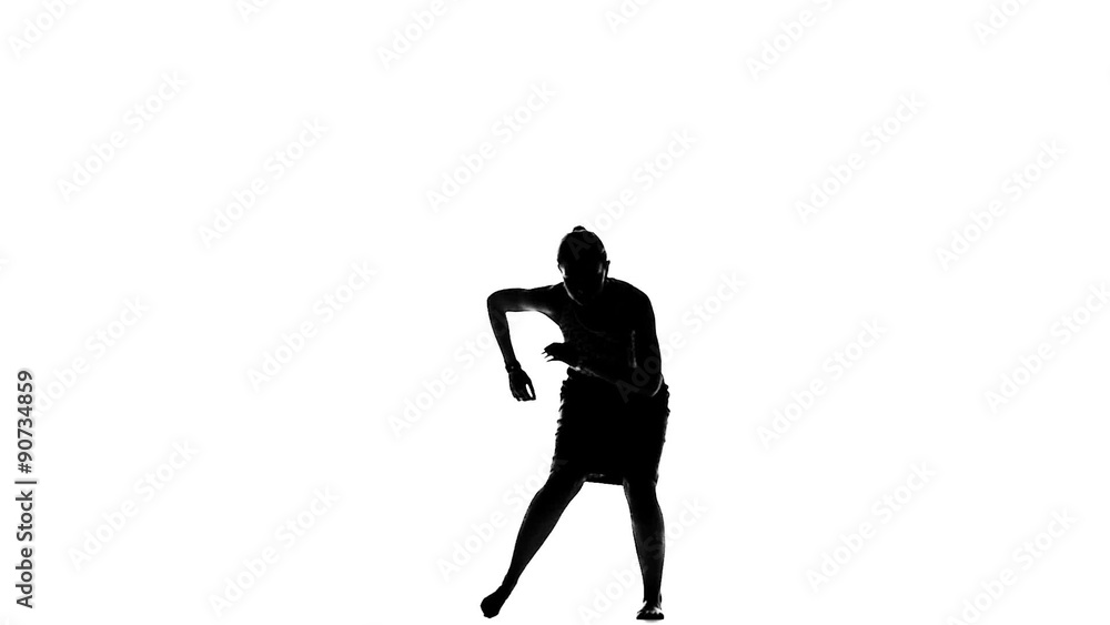Beautiful, lady starting dancing social latin dance, slow motion Beautiful, lady starting dancing social latin dance, slow motion