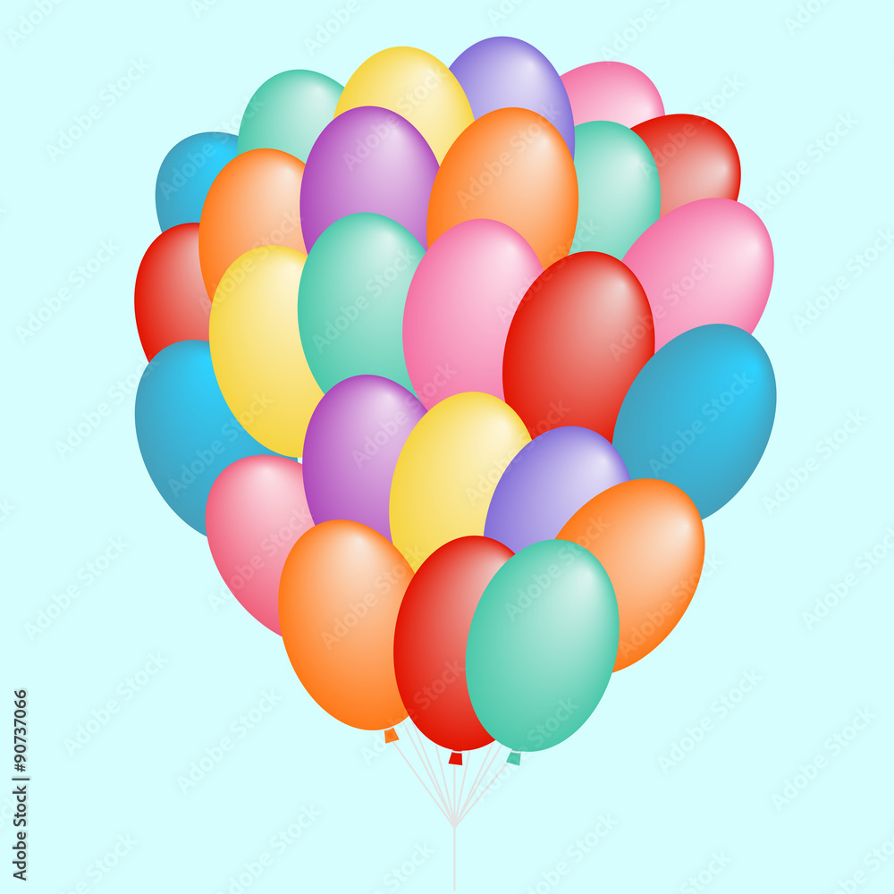 a cloud of balloons gift