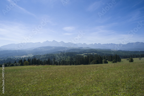 Panorama Tatr z Prze    czy nad   apszank  