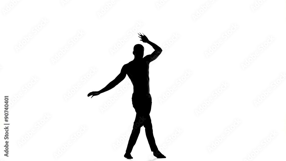 Attractive man dancer enjoy dancing great social latina dance on Attractive man dancer enjoy dancing great social latina dance on