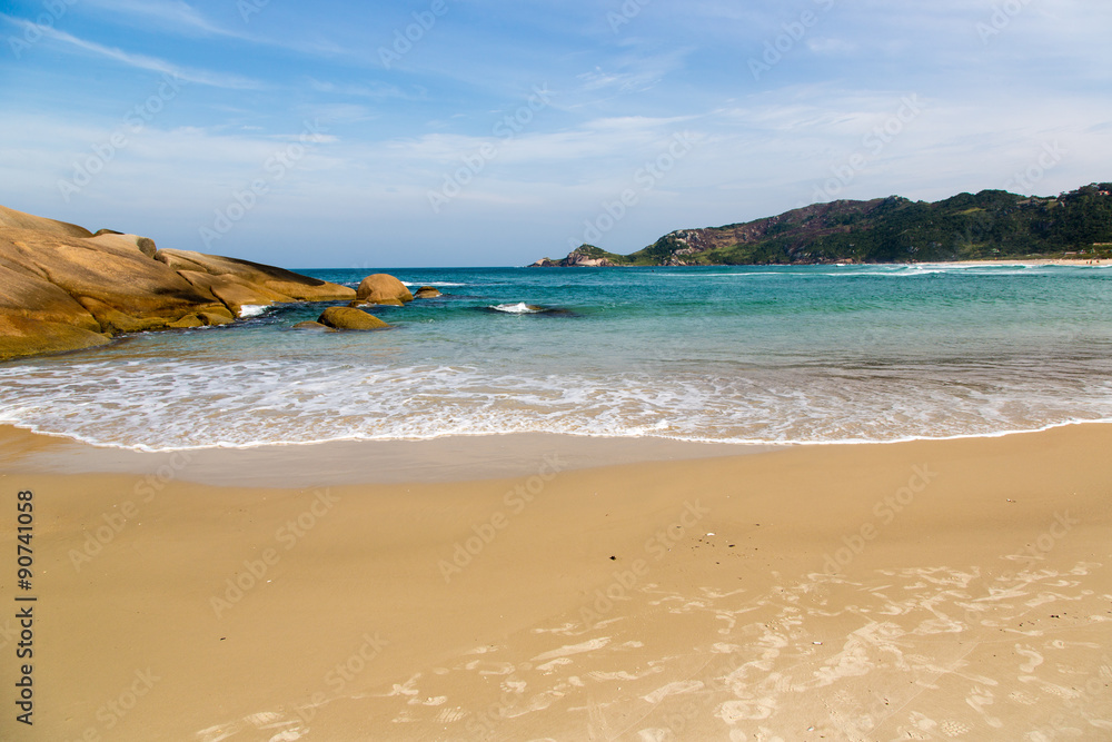 Beautiful beach south of Brazil, Praia Mole, Florianópolis
