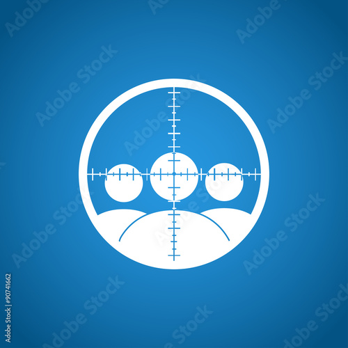 Sight device icon.