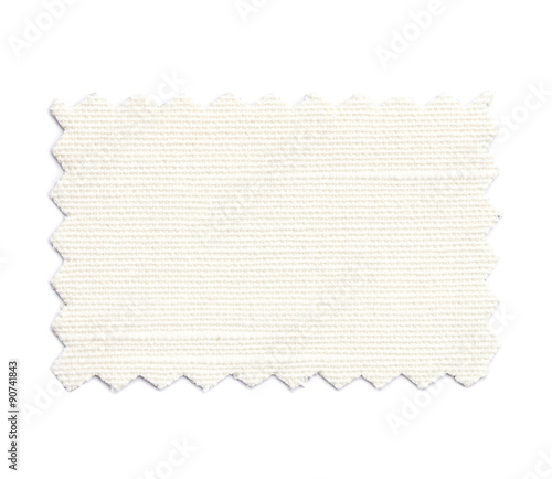 Wallpaper Mural Piece of sample color fabric isolated on white Torontodigital.ca
