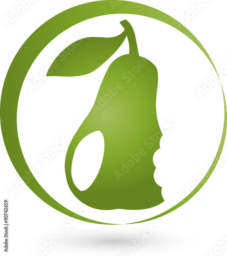 Birne Logo, Frucht, Zahnarzt