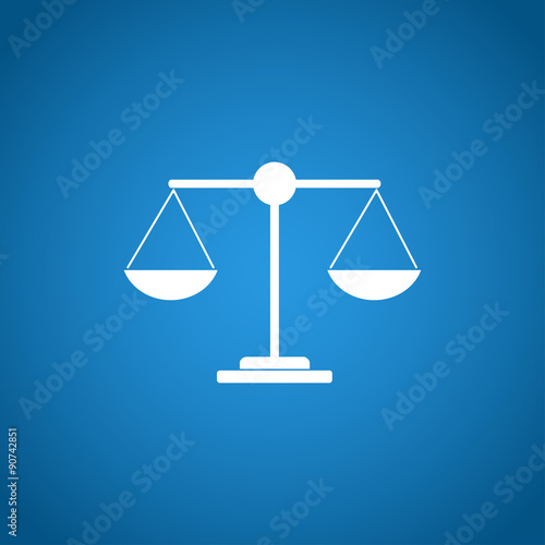 Scale icon - vector illustration
