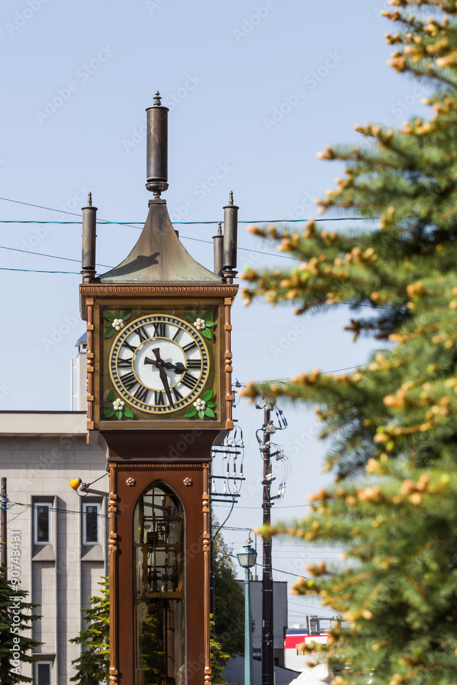 Fototapeta premium Otaru Steam Clock Tower