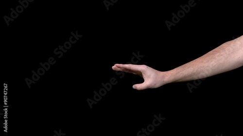 Hand Flick Green Screen 3938