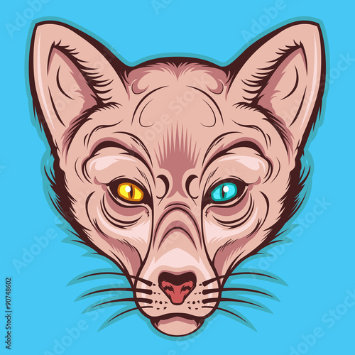 Sphynx cat mascot