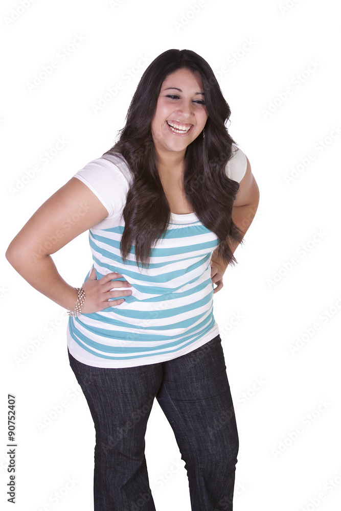 Beautiful Hispanic Girl Standing Up Beautiful Hispanic Girl Standing Up