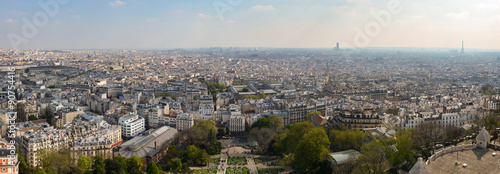 Paris from above, Notre Damme view