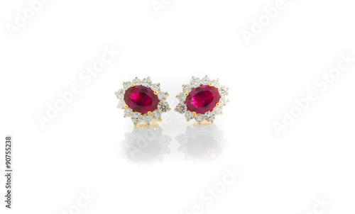 Jewelry accessories - Earrings with sapphire