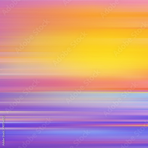 Abstract background with sunset. Vector illustration. 