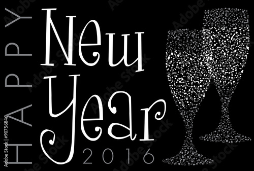 2016 New Year's glasses