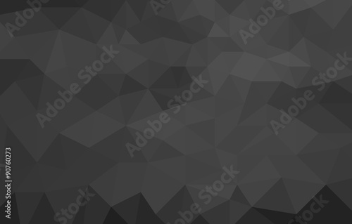 black and white abstract low poly background