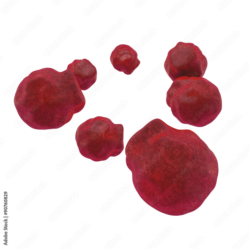 Chlamydia trachomatis 3d rendered illustartion macro shoot Stock