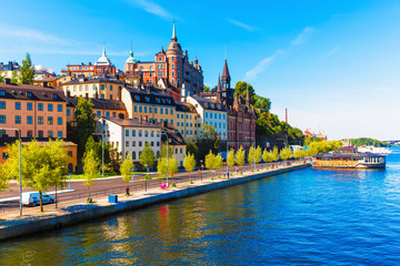 Keuken achterwand Stockholm Historische gevels Gamla Stan Zweden  © Scanrail