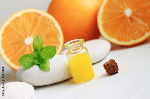 Orange juice aromatic essential oil bottle domestic treatment