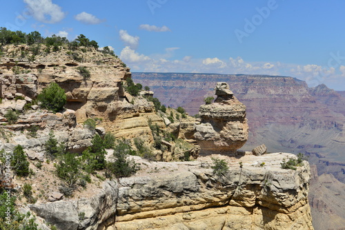The Grand Canyon National Park in Arizona in late summer