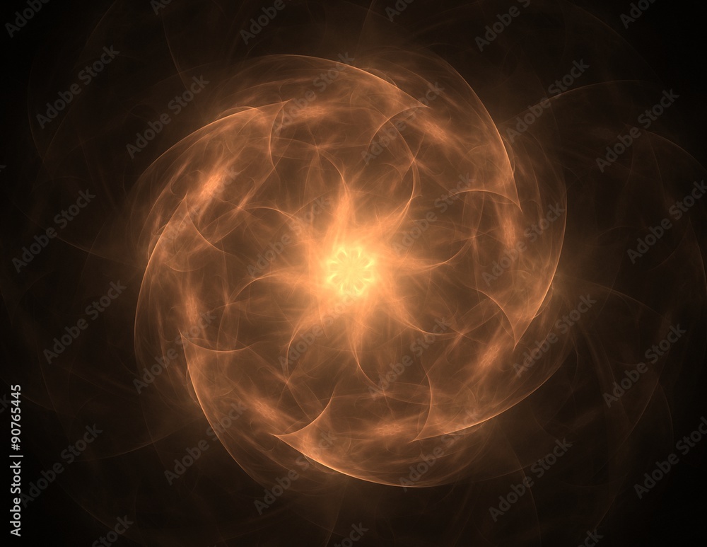fractal radial pattern on the subject of science, technology and design fractal radial pattern on the subject of science, technology and design