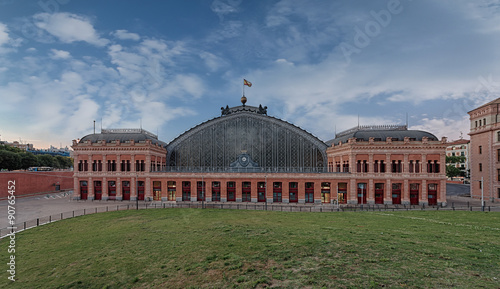 Madrid rail train station
