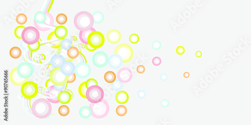 color bubbles background
