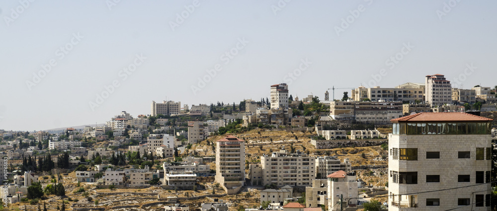 Panorama of Bethlehem city