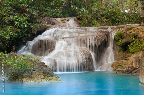 Blue stream waterfall