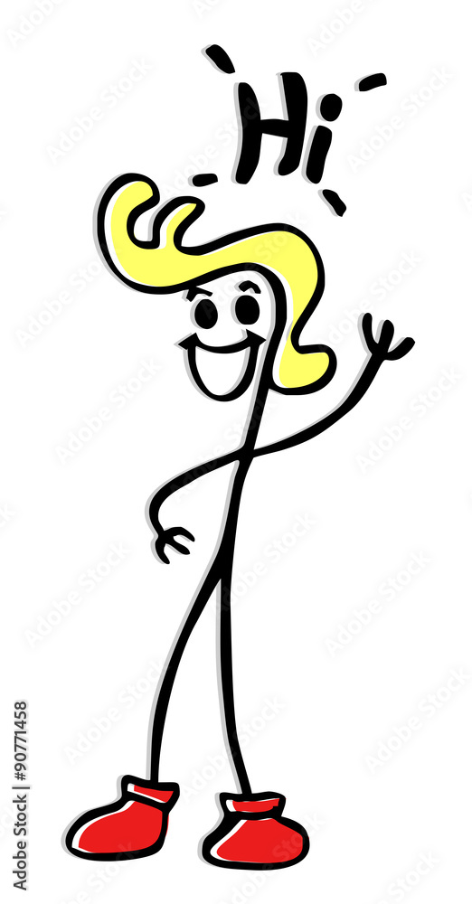 Naklejka premium man symbol