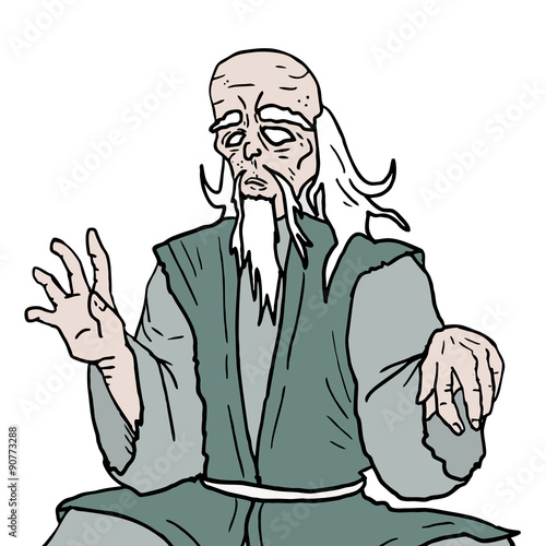 old oriental man