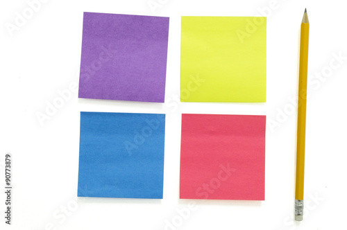 Post it Group 6 with a pencil