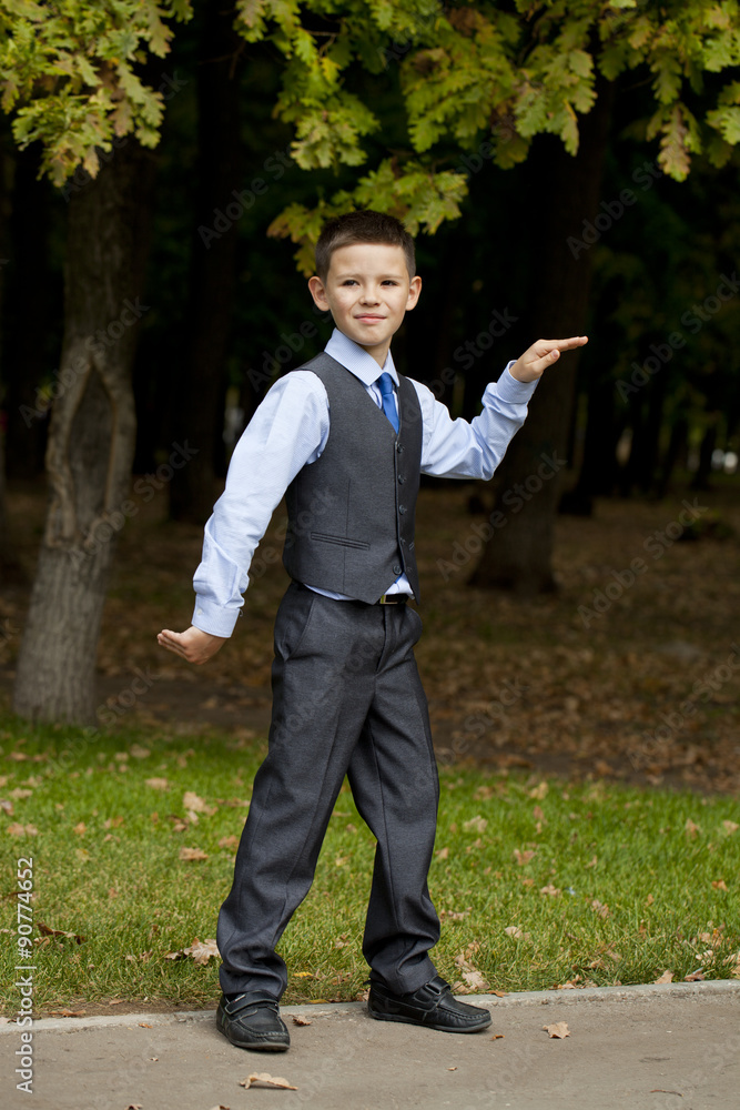 Portrait of a pretty business boy Portrait of a pretty business boy