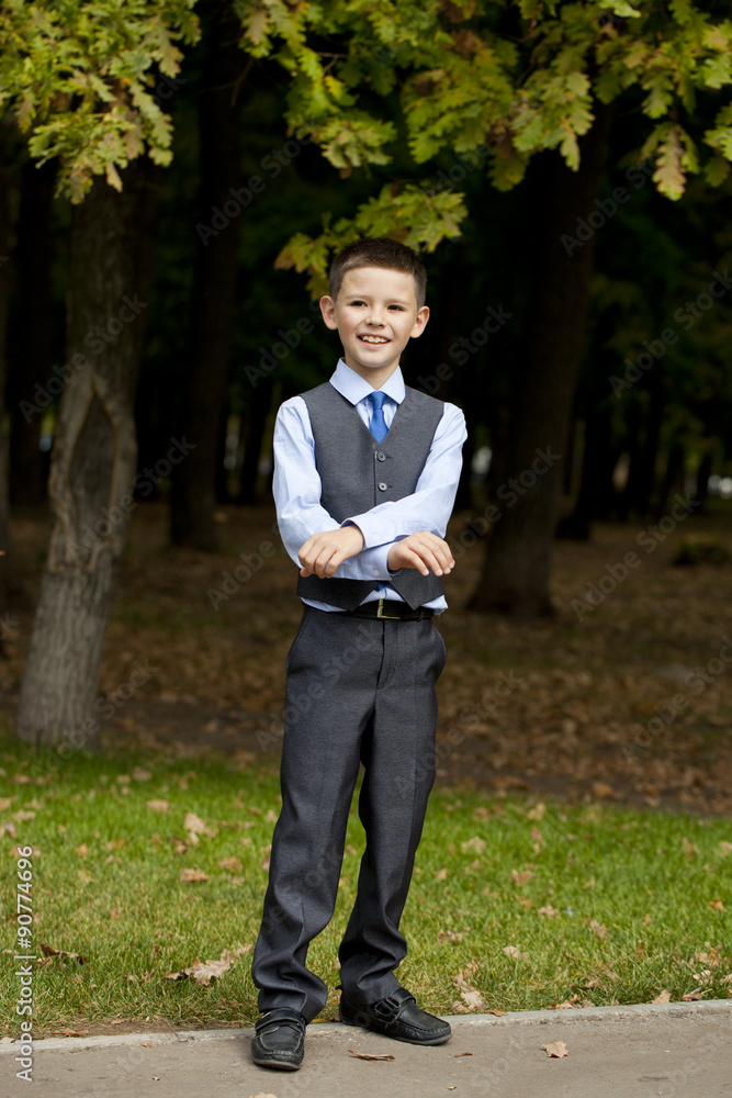 Portrait of a pretty business boy Portrait of a pretty business boy