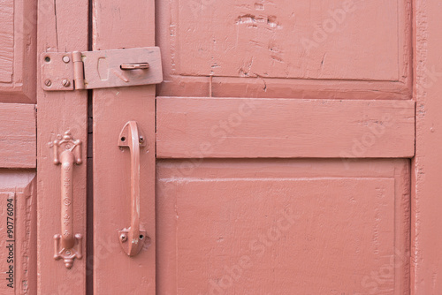 Close-up vintage wooden door © tope007