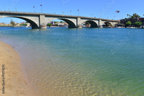 London Bridge at Lake Havasu in Arizona on a summers day