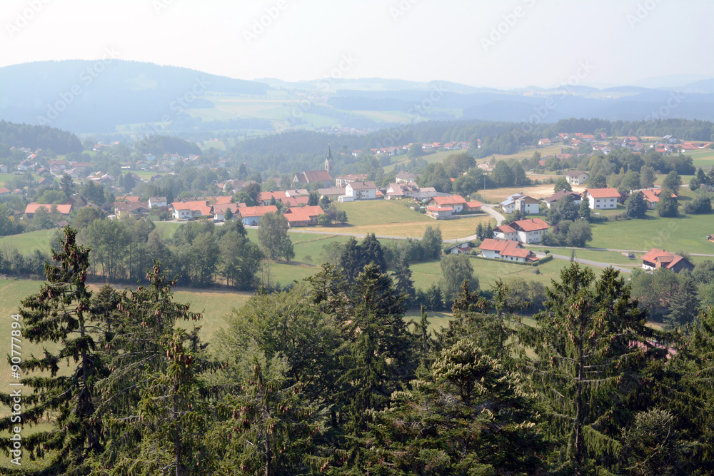 Obraz premium mountain village