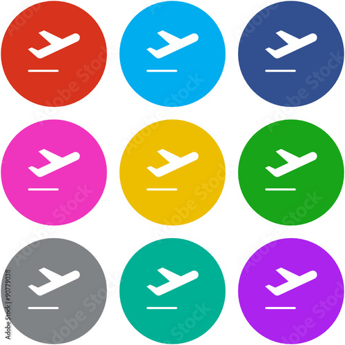 Flat Multicolor App Icon