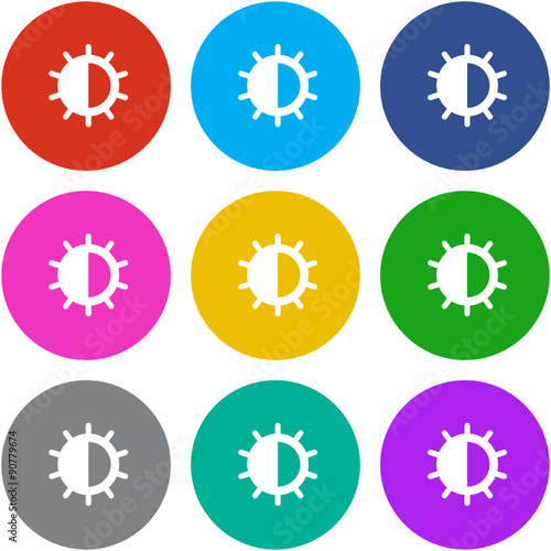 Flat Multicolor App Icon