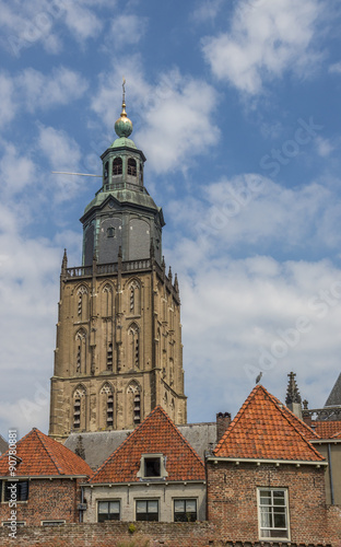 Tower of the Walburgis church in Zutphen