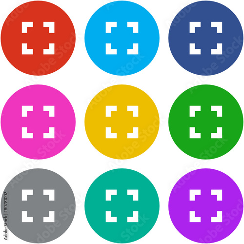 Flat Multicolor App Icon