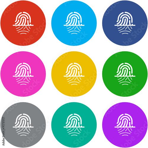 Flat Multicolor App Icon